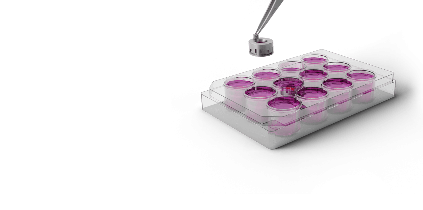 Mechanical testing of micro-volume tissues and biomaterials